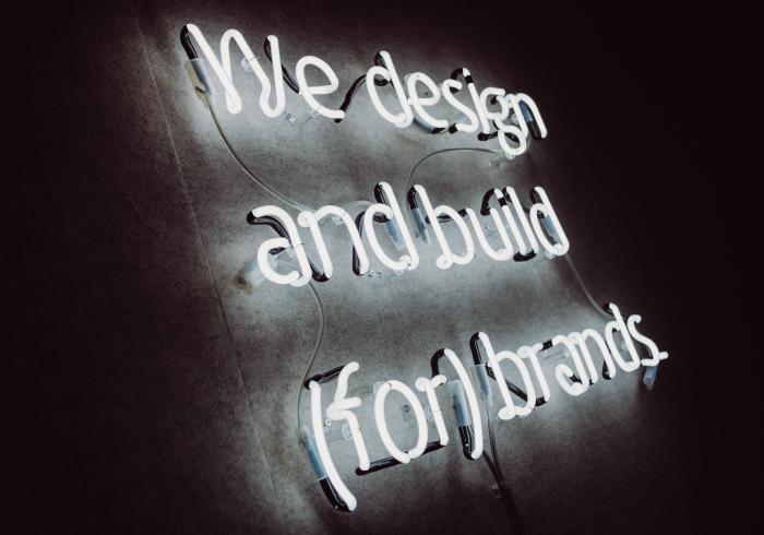 We design and build (for) brands. We design and build (for) brands.